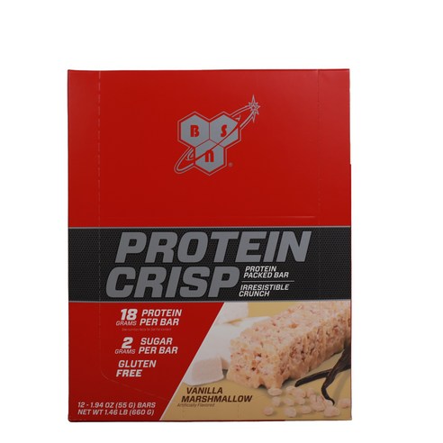 비에스엔 프로틴 크리스프 단백질 바 12개입, 1개, 672g
