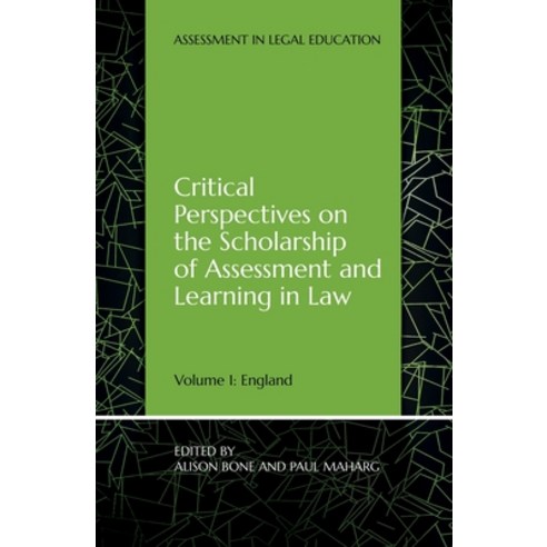 (영문도서) Critical Perspectives on the Scholarship of Assessment and Learning in Law: Volume 1: England Paperback, Anu Press, English, 9781760463007