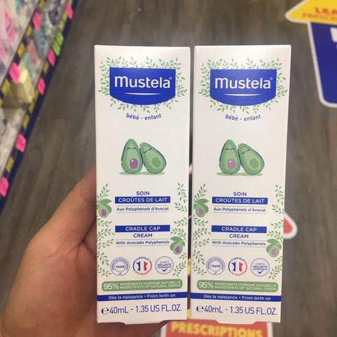 호주 무스텔라 Mustela Cradle Cap Cream 크래들캡 크림, 3개, 40ml