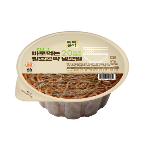 죄책감 없이 즐기는 시원한 저칼로리 발효곤약 냉모밀