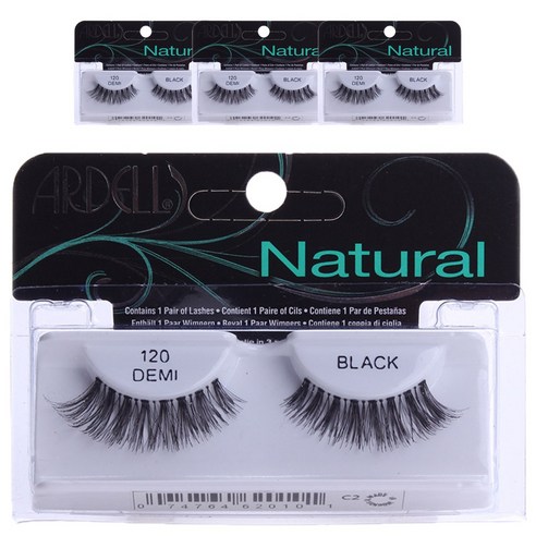 아델 내추럴 래쉬 1쌍, 120 Black, 4개
