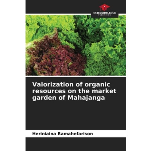 (영문도서) Valorization of organic resources on the market garden of Mahajanga Paperback, Our Knowledge Publishing, English, 9786205996980