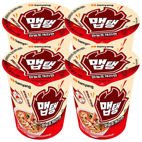 삼양 맵탱 마늘조개라면 65g