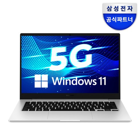 삼성전자 갤럭시북Go NT345XPA-K14AS 윈도우탑재 태블릿 휴대용 가성비 학생용 문서작성 셀룰러 데이터공유 LTE USIM, WIN11 Home, 4GB, 384GB, 실버