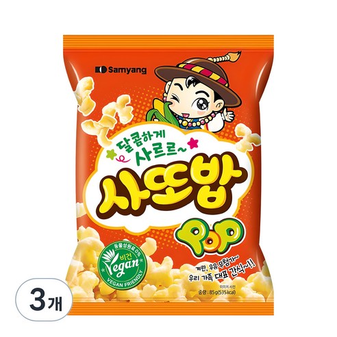 삼양 사또밥, 85g, 3개