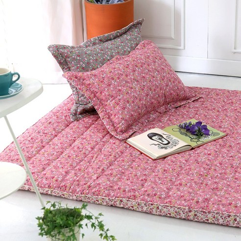 잔잔한 아름다움으로 물드는 포근한 휴식, 쉐리잔꽃 광목 요커버