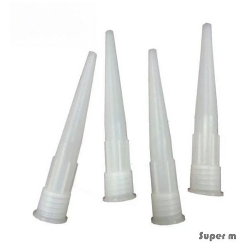 실리콘 노즐 굴곡 코킹작업 실리콘 각도노즐, 1개