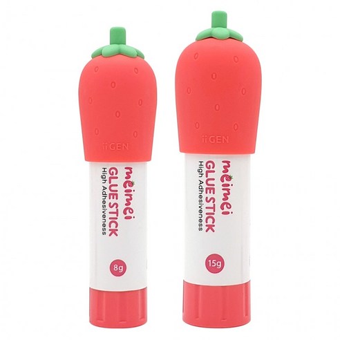 판촉물 사무 고체풀8g 접착제 문구 고체풀 생활 풀 용품 15g 딸기 건강, 15gX20개