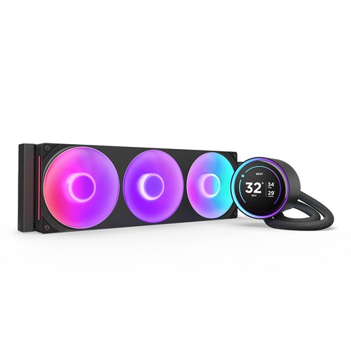 NZXT KRAKEN ELITE V2 360 RGB (블랙), 공육일오_블랙, 1개