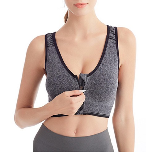 cikicoco 앞지퍼 스포츠브라로 운동의 자유를!