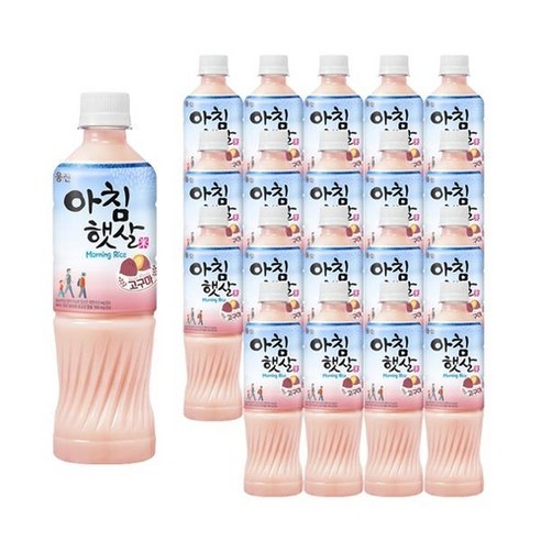 웅진 아침햇살 고구마 500ml 20개 아침햇살500