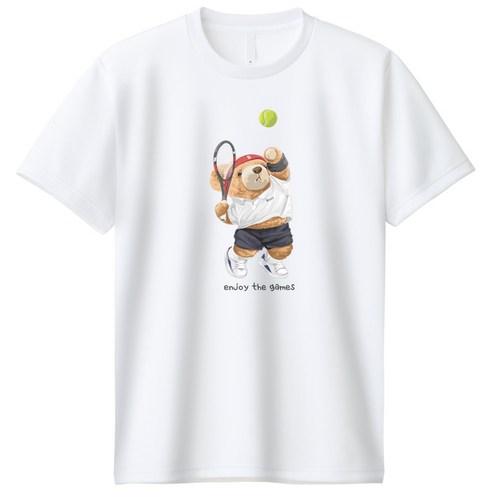 [OKㅣ강추] 월드페이머스 베어 테니스 반팔 티셔츠: 운동복의 새로운 정의 [OKNOWㅣ추천상품]