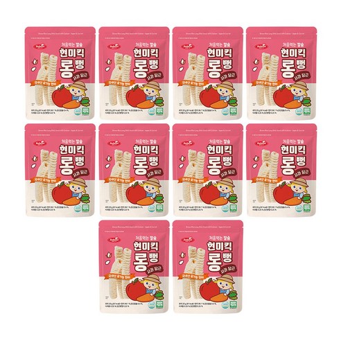 [NEW] 베베스트 처음먹는 칼슘 현미킥 롱뻥 선택, 사과 당근, 20g, 10개