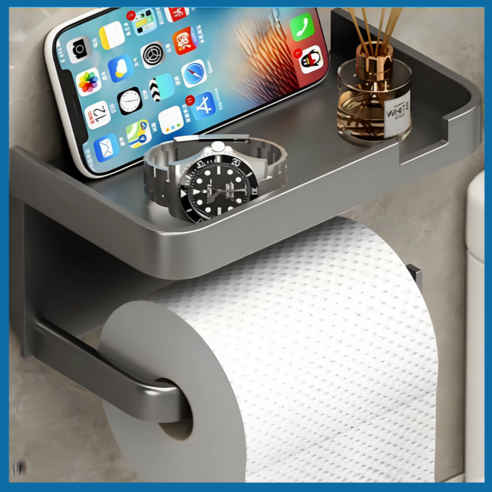 탑나라 설치편한 두루마리 무타공 욕실 화장지걸이 소개