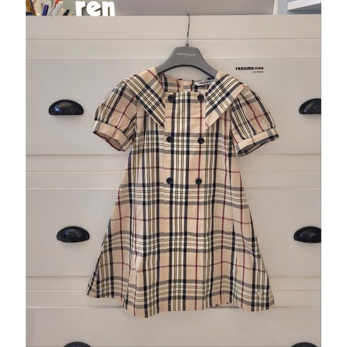 레노마키즈 [부천점] 23여름신상/ 세련되고 클래식한 체크 원피스~~