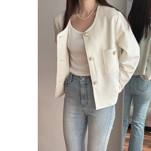 가을철 스타일링을 완성하는 루즈핏 빅사이즈 여성 자켓