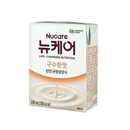 대상웰라이프 뉴케어 구수한맛 200ml *60팩, 입맛 없어 밥거르시는 부모님을 위해 따뜻한 마음으로 선물하세요