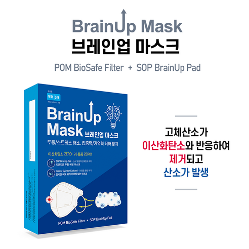 브레인업 마스크: 수험생의 잠재력을 깨우는 산소 에너지