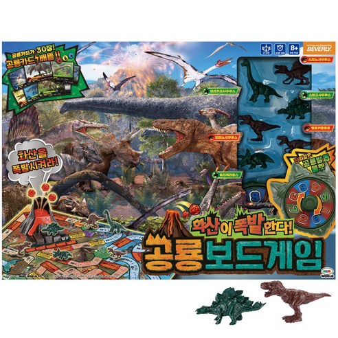 [미미월드] 화산이 폭발한다 공룡 보드게임, (미미월드) 화산이 폭발한다 공룡보드게임