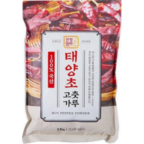 친정엄마 국산 태양초 고춧가루 1kg, 1개