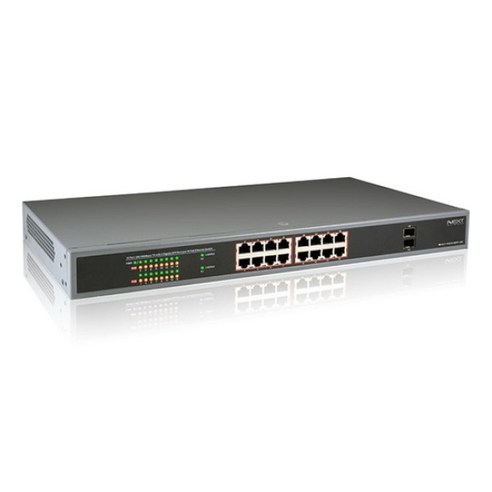 NEXT-POE3018SFP-250 스위칭허브 기가 POE 16포트+2 넥스트, 단일 모델명/품번