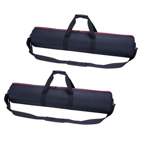 삼각대 우산 트랙 슬라이더에 대 한 2pcs 라이트 스탠드 운반 가방 케이스 120cm, 120cm × 18cm, 블랙, 설명 설명