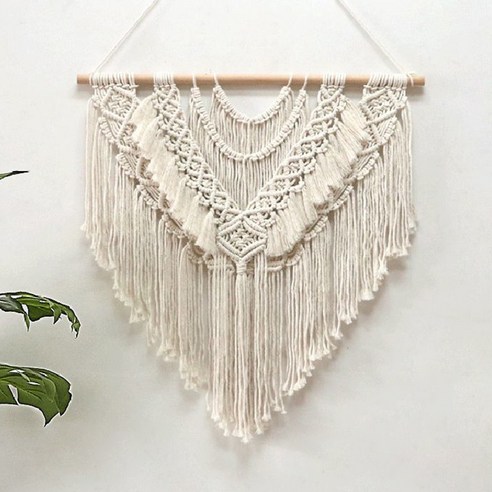 마음결 대형 마크라메 벽장식, A타입 다이소마크라메 마음결 대형 마크라메 벽장식, A타입 다이소마크라메