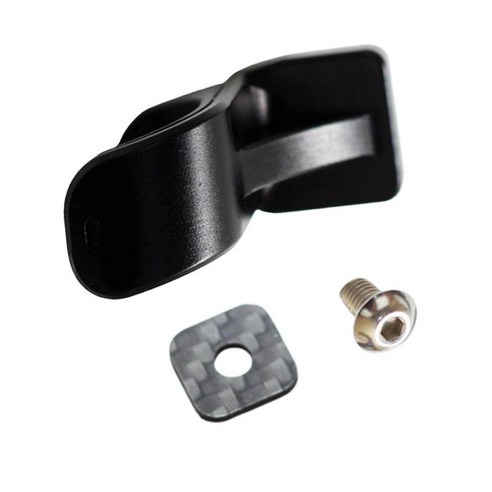 13g CNC 알루미늄 합금 프론트 포크 후크 접이식 자전거 용 초경량, 4x5x2.3cm, 검은 색
