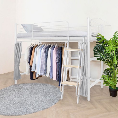 좁은 방, 답답한 공간? 일루일루 코모드i 벙커침대로 해결! 꿀잠 보장 & 수납력 UP! 낮은벙커침대