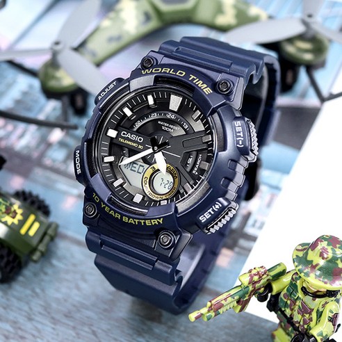 카시오포레스터 카시오 정품 AEQ-110W-2A 군인 학생 스포츠시계 Best Top5