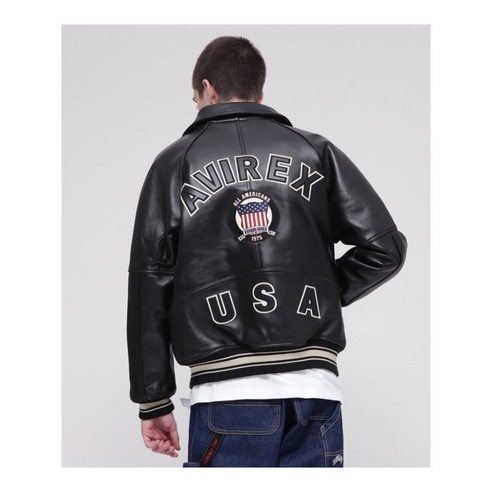 ヤマモト　AVIREX X OMG Varsity Jacket ヤマモト AVIREX X OMG Varsity Jacket Avirex X Omg Varsity Jacket