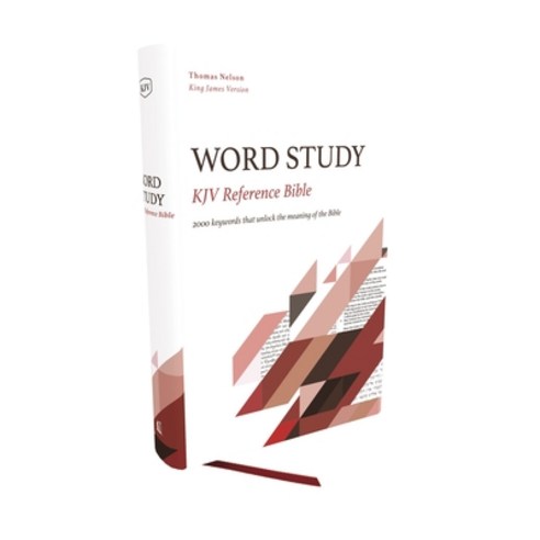 (영문도서) Kjv Word Study Reference Bible Hardcover Red Letter Comfort Print: 2 000 Keywords That Un... Hardcover, Thomas Nelson, English, 9780785294894