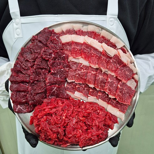 오늘 저녁, 한우 뭉티기 세트로 특별한 미식 경험을!