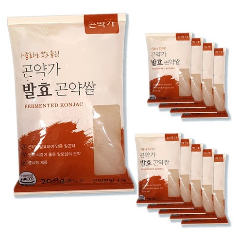 [곤약가] 발효 곤약쌀 200g, 10팩