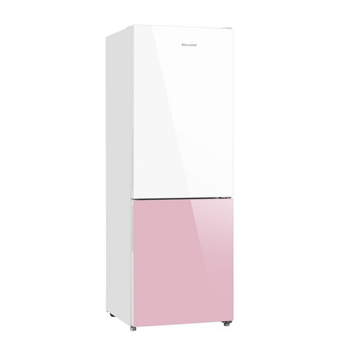 캐리어 피트인 파스텔 콤비 일반형 냉장고 250L 방문설치, 화이트(상단), 핑크(하단), KRNC250PSM1