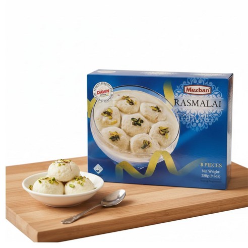 MEZBAN RASMALAI 라스말라이 INDIAN SWEET, 1개, 280g