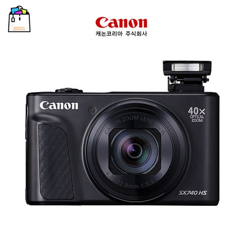 캐논정품 PowerShot SX740 HS 고배율 망원 줌 카메라-(파워샷 740)(랜덤박스행사중) -WSL 하이엔드/컴팩트