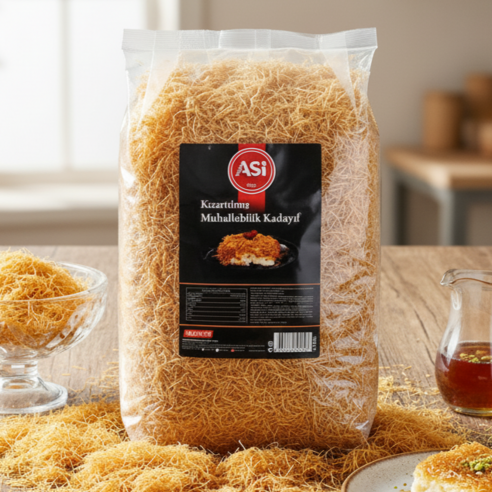 [당일발송] 구운 볶은 카다이프 터키 튀르키예 ASI 두쫀쿠 두바이초콜릿 재료, 7개, 1kg