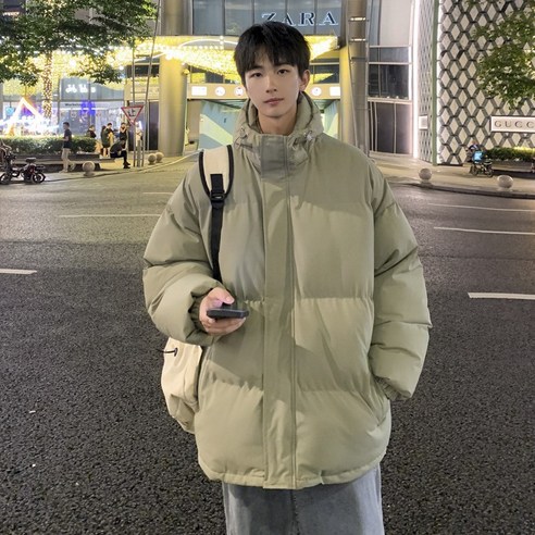 디스커버리패딩 일이오 남자 보온성 좋은 웰론빵빵 씨컬 헤비 숏패딩 7211