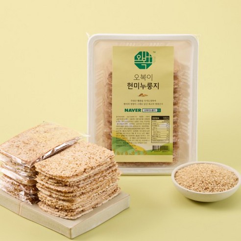 오복이누룽지 1팩, 현미 500g