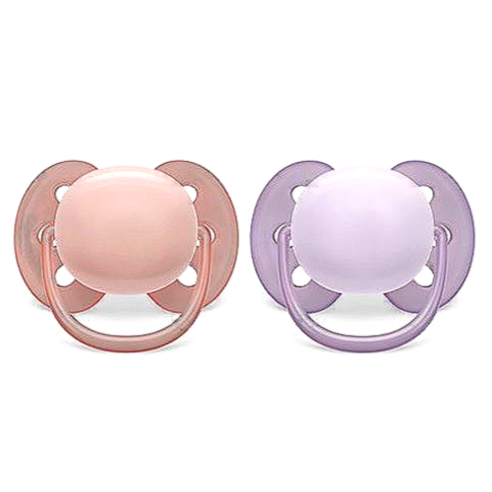 필립스아벤트 울트라 소프트 노리개 젖꼭지 2종 세트 SCF091