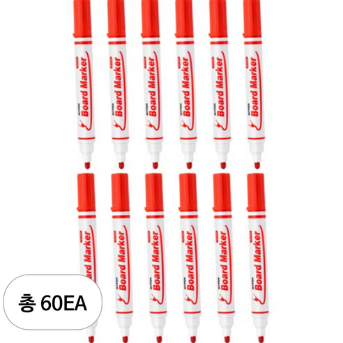 마이펜 보드마카, RED, 60개