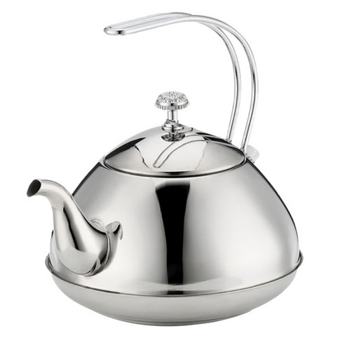스테인레스 스틸 스토브탑 주전자 - 실버 - 1.0L/1.5L, 1.0L 실버, 설명