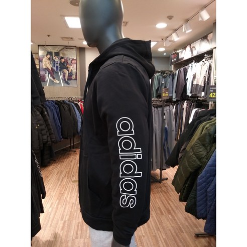 아디다스 에센셜 로고 후드 집업: 봄을 위한 스타일리시한 선택!