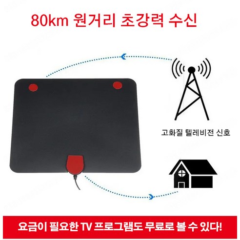 고화질 디지털 TV 안테나 할인가격, 배송료 무료