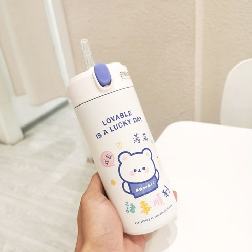 절연 컵 숙녀 크리 에이 티브 고 가치 휴대용 물 컵 하트 인 바람 간단한 짚 컵, 380ML 모두 잘 어울립니다, {"패션의류/잡화 사이즈":"컵"}