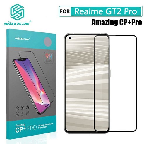 오포 리얼미 GT2 프로 화면 보호 필름 NILLKIN Amazing CP+Pro 강화 유리 풀 커버리지 필름 for 정말로 GT2 Pro 유리