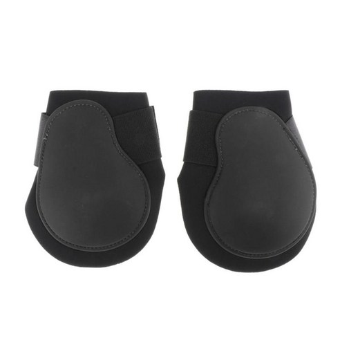 이벤트용 충격 흡수 1 쌍 조정 가능한 힘줄 부츠 / fetlock 부츠, 블랙 뒷다리 발, 설명, PU