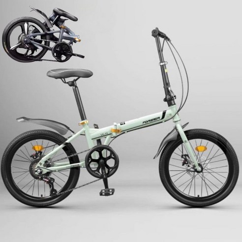 브롬톤자전거 추천 상품듀나스 경량 접이식 미니벨로 출퇴근 자전거 제품 사진