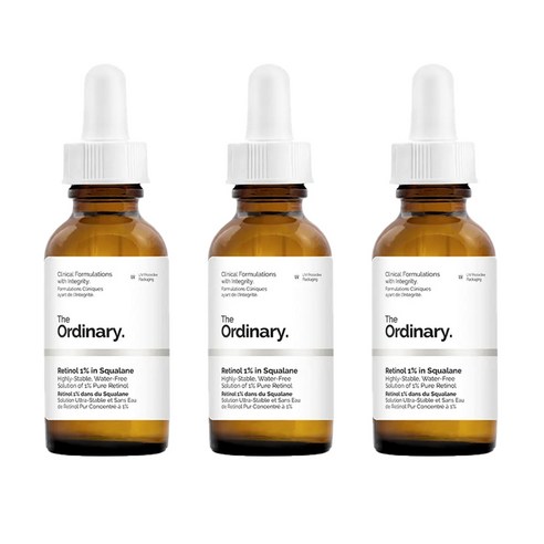 디오디너리 레티놀 1% 인 스쿠알렌, 3개, 30ml